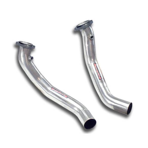 Supersprint Downpipe Rechts + Links für die Serien Fächerkrümmer (Left and right hand drive) passend