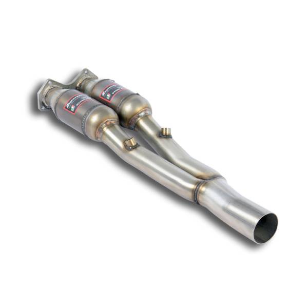 Supersprint Vorderrohr “Y-Pipe” mit Rechts + Links Sport Metallkatalysator passend für VW PASSAT 3C