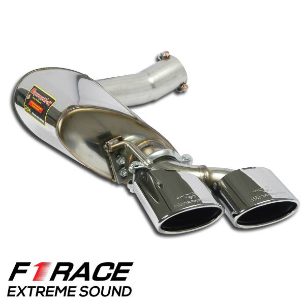 Supersprint Endschalldämpfer Links F1 Race 120x80 passend für MERCEDES W212 E 500 / 550 4-Matic V8 4