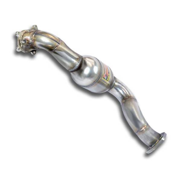 Supersprint Downpipe Links + Sport Metallkatalysator passend für AUDI S8 QUATTRO Facelift 4.0 TFSI V